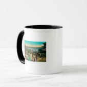 Beach and Bath House, Long Beach Long Beach, CA Tasse (Vorderseite Links)