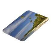 Beach and palm trees, Plantation Island Resort Magnet (Linke Seite)
