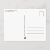 Beach and Sun Nature Foto Postkarte (Rückseite)