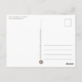 Beach and Sun Nature Foto Postkarte (Rückseite)