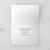 Beach and Sun Wedding Card Karte (Innenseite)