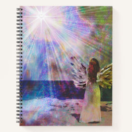 Beach Angel of Light Journal Notebook Notizblock