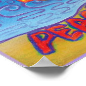 Beach Angel Print Poster (Ecke)