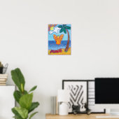 Beach Angel Print Poster (Heimbüro)