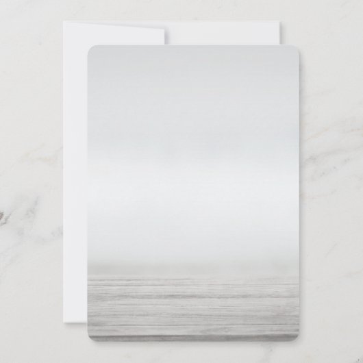 Beach Arbor Brautparty Einladung (Rückseite)