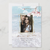 Beach Arbor Elegantes Meer Einladung (Vorderseite)