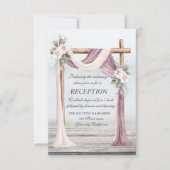 Beach Arbor Empfang Einladung (Vorderseite)