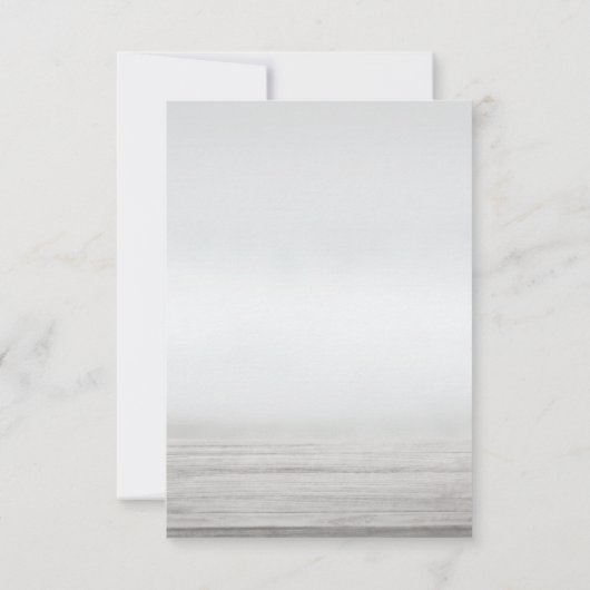 Beach Arbor Empfang Einladung (Rückseite)