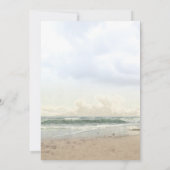 Beach Arbor Hochzeitseinladungen Einladung (Rückseite)