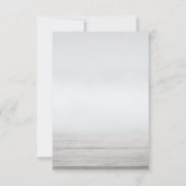 Beach Arbor Probe Dinner Einladung (Rückseite)