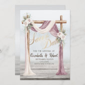 Beach Arbor Save the Date (Vorne/Hinten)