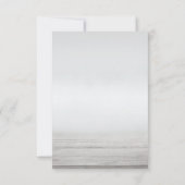 Beach Arbor String Lights Save the Date (Rückseite)