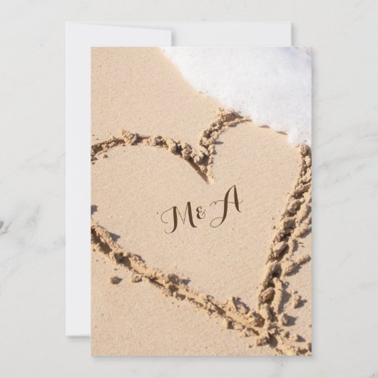 Beach Arbor Sunset Blue Orchid Einladung zur Hochz (Rückseite)