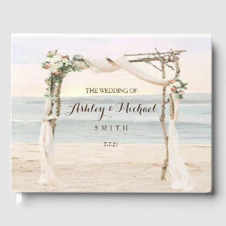 Beach Arbor Sunset Gäestbook Gästebuch