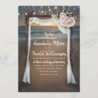 Beach Arch | Sea Sunset | Hochzeiten von String Li