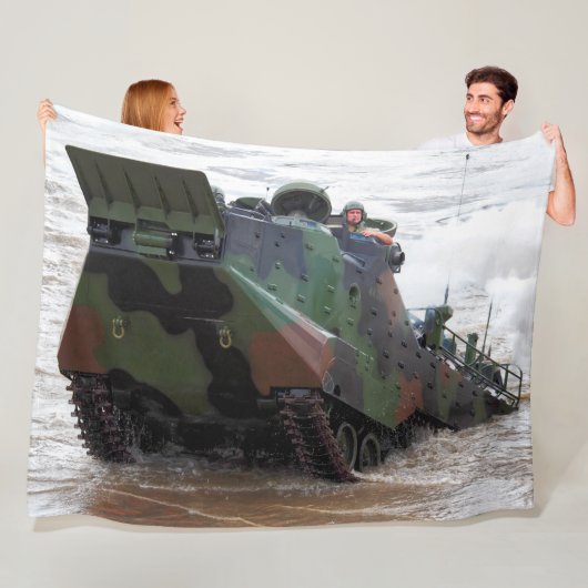 BEACH ARMOR - Angriff Amphibienfahrzeug Fleecedecke (Beispiel)
