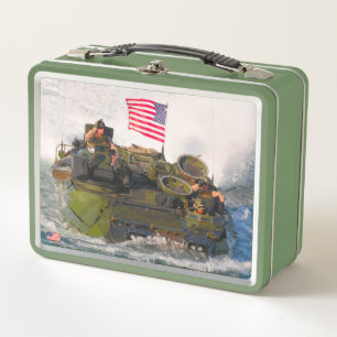 BEACH ARMOR - Angriff Amphibienfahrzeug Metall Brotdose