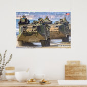 BEACH ARMOR - Angriff Amphibienfahrzeug Poster (Küche)