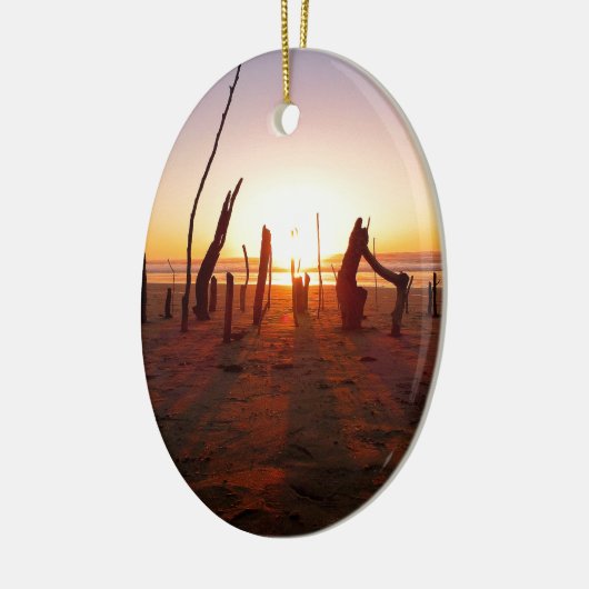 Beach Art Keramikornament (Links)