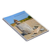 Beach Art Notebook Notizblock (Rechte Seite)