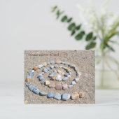 Beach Art Postcard Postkarte (Stehend Vorderseite)