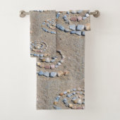 Beach Art Spiral Badhandtuch Set (Insitu)