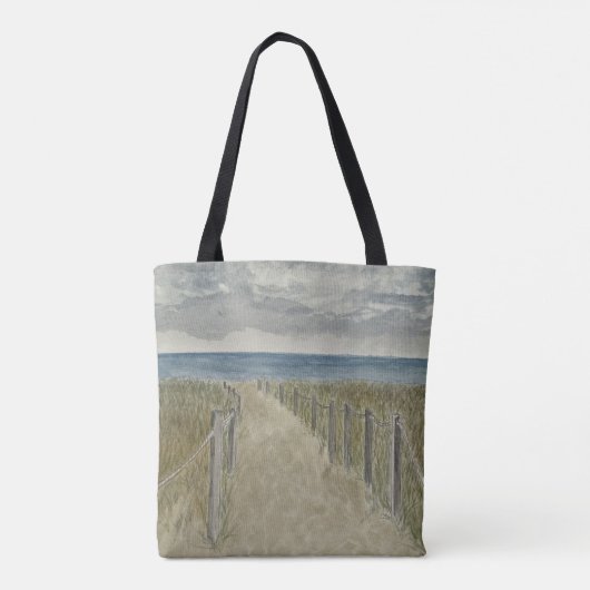 Beach Art Tote Bag Tasche (Rückseite)
