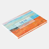 Beach Art Vacation Rental Guest Book Gästebuch (Ecke)