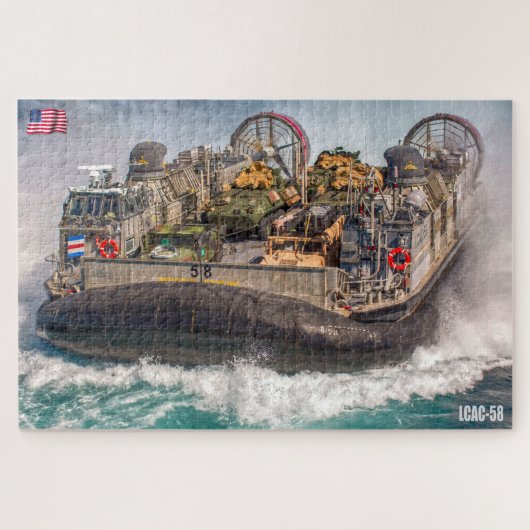 BEACH ASSAULT - LCAC 58 (20 x 30 INCH) Puzzle (Horizontal)