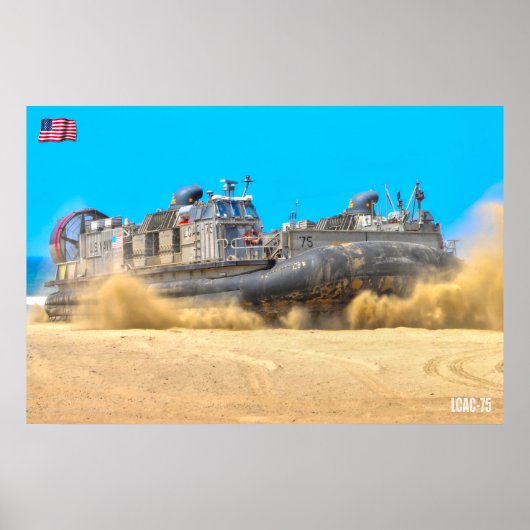BEACH ASSAULT - LCAC-75 POSTER (Vorne)