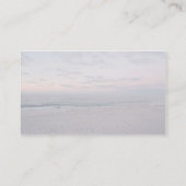 "Beach at Dawn" Visitenkarte (Rückseite)