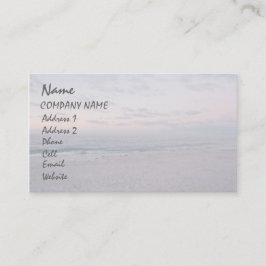 "Beach at Dawn" Visitenkarte
