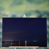 Beach at Night Acrylic Sign Acrylschild (Neutral)