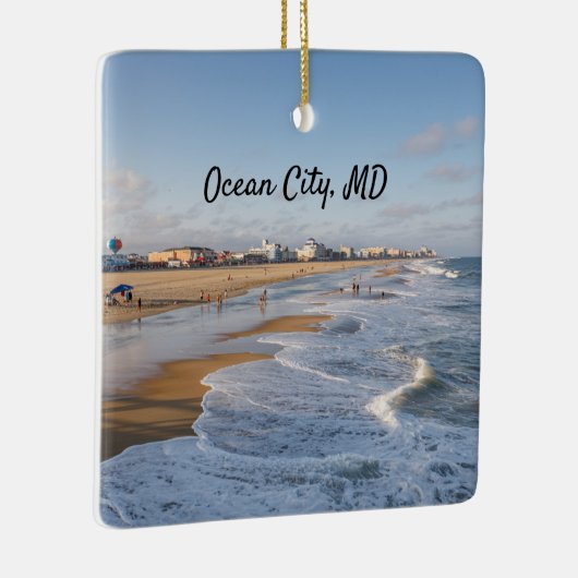 Beach at Ocean City, Maryland Keramikornament (Rechts)