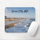 Beach at Ocean City, Maryland Mousepad (Mit Mouse)