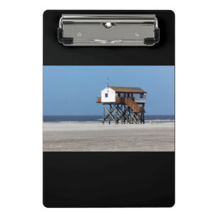 Beach at the North Sea, Sankt Peter Ording Mini Klemmbrett
