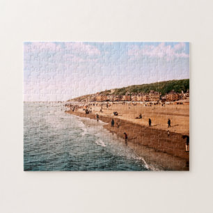 Beach At Trouville Normandy Frankreich Puzzle