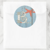 BEACH - Aufkleber (Tasche)