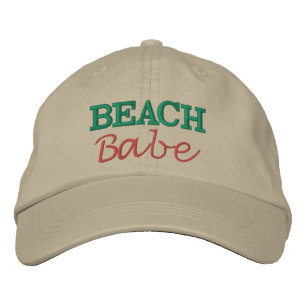 Beach Babe bestickter Hut