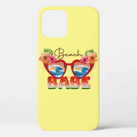 Beach Babe Case-Mate iPhone Hülle (Rückseite)