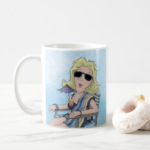 Beach Babe Coffee Tasse