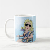 Beach Babe Coffee Tasse (Links)