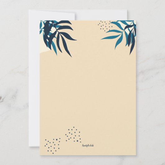 Beach Babe Einladung (Rückseite)