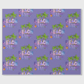 Beach Babe Geschenkpapier (Flach)
