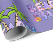 Beach Babe Geschenkpapier (Rolleneckpunkt)