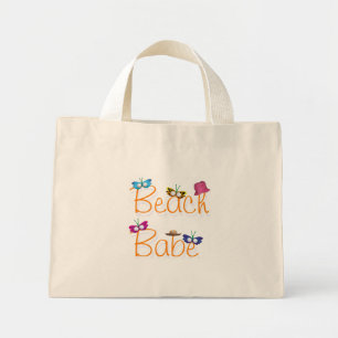 Beach Babe Mini Stoffbeutel