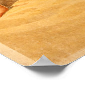 Beach Babe Pin-Up Mermaid - Retro Coastal Life Art Poster (Ecke)