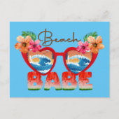 Beach Babe Postcard Postkarte (Vorderseite)