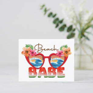 Beach Babe Postkarte