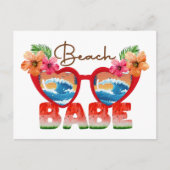 Beach Babe Postkarte (Vorderseite)
